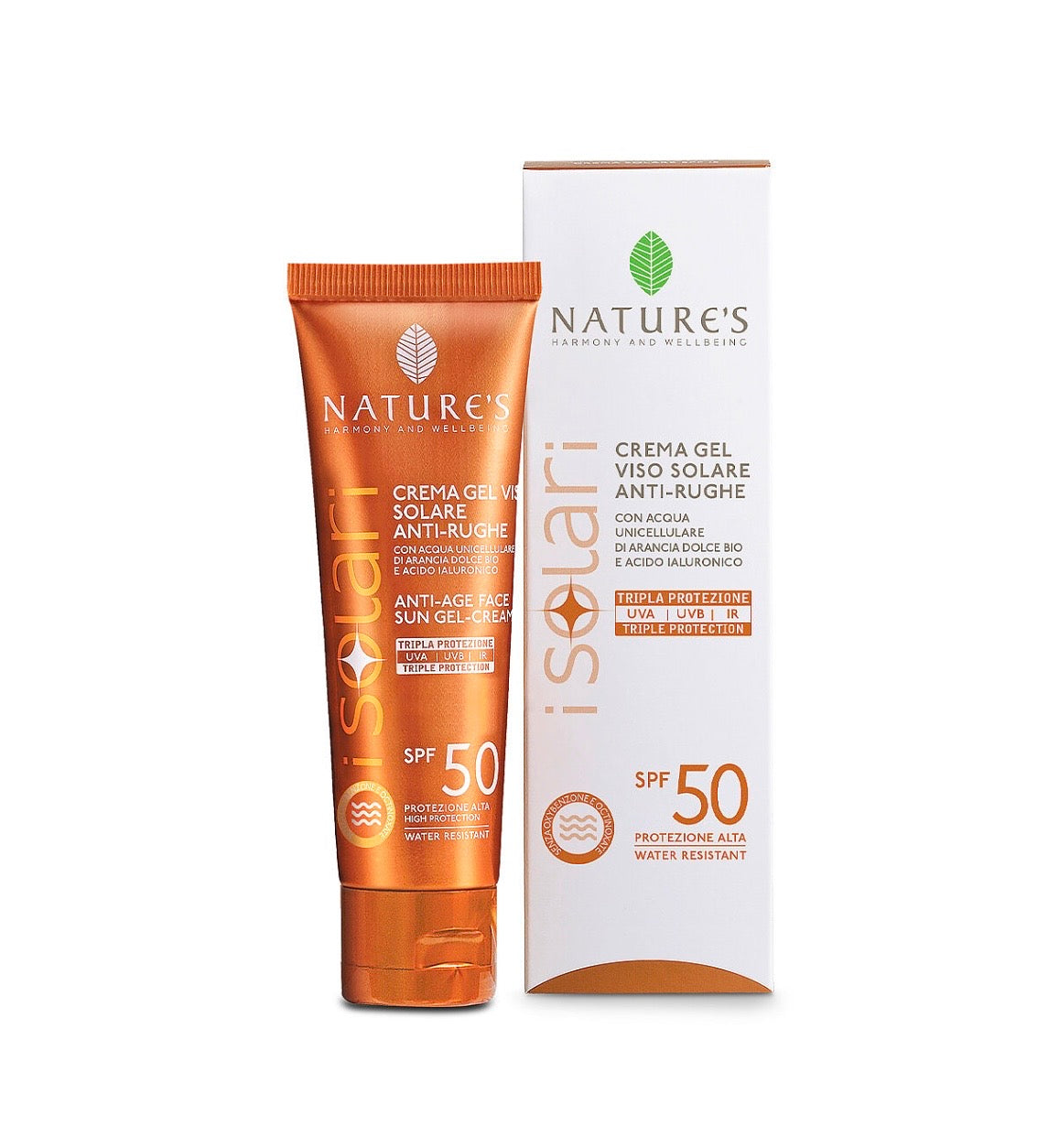 Crema viso gel antiage spf50