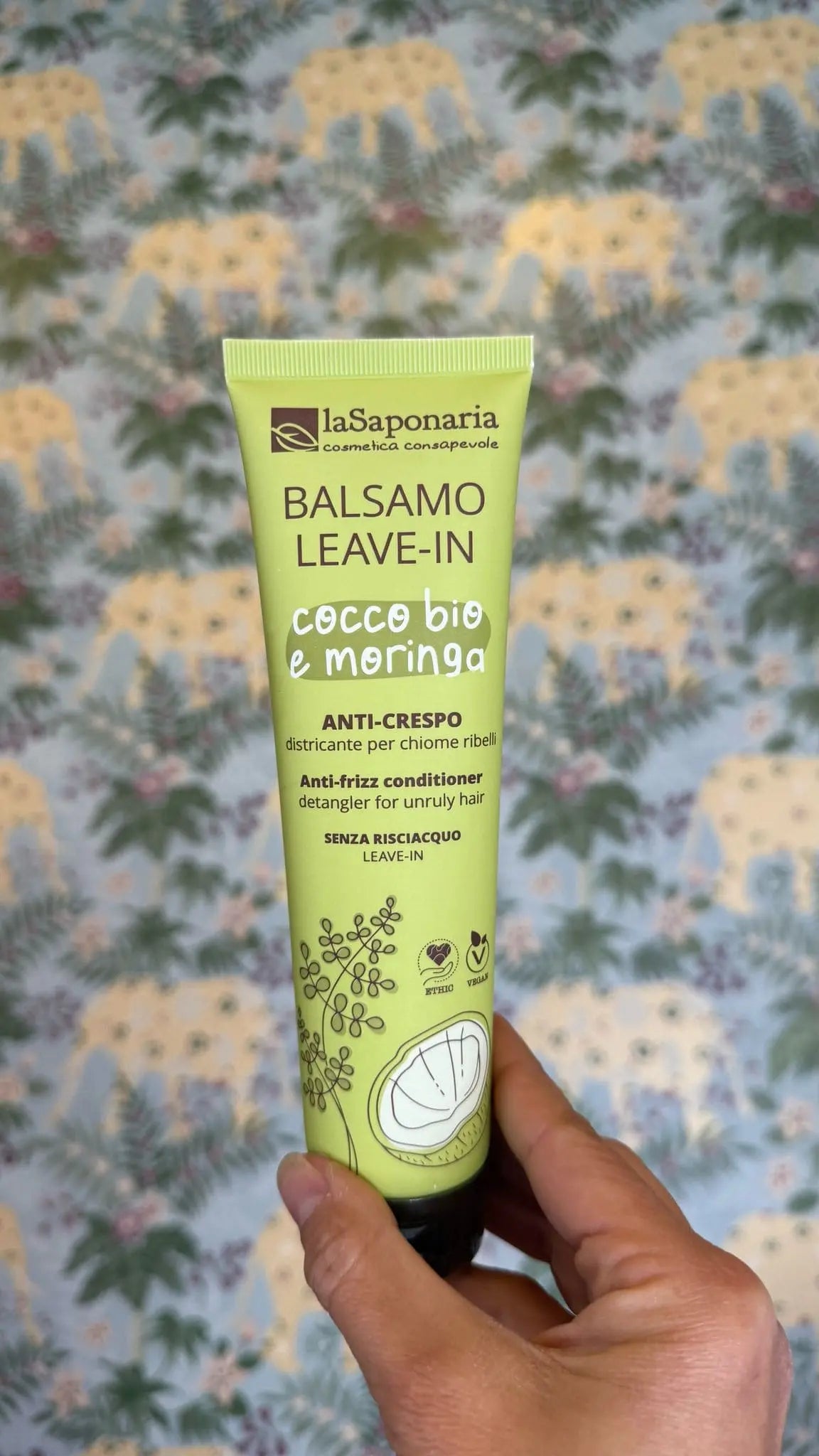 Balsamo Leave-in anticrespo cocco bio e meringo