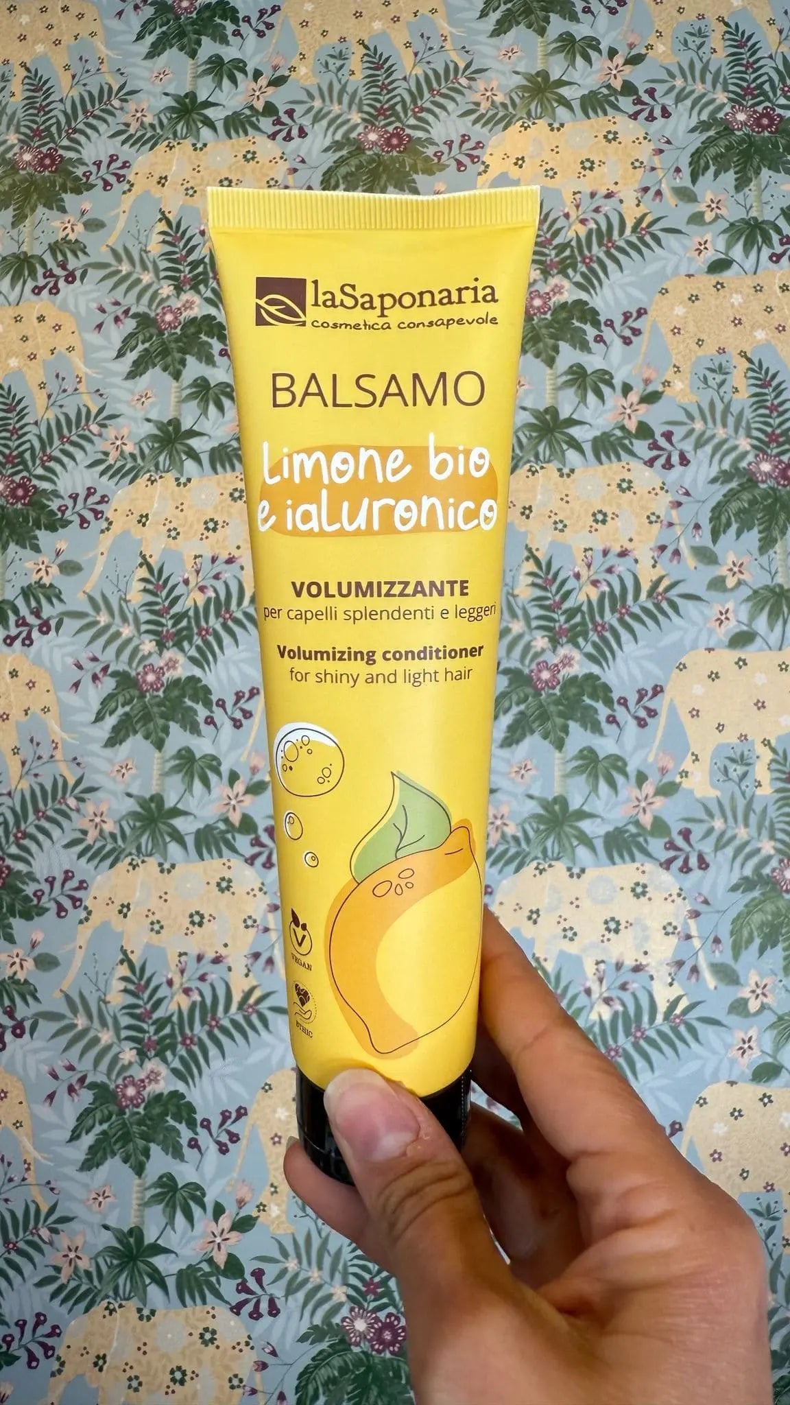 Balsamo volumizzante limone bio e ialuronico