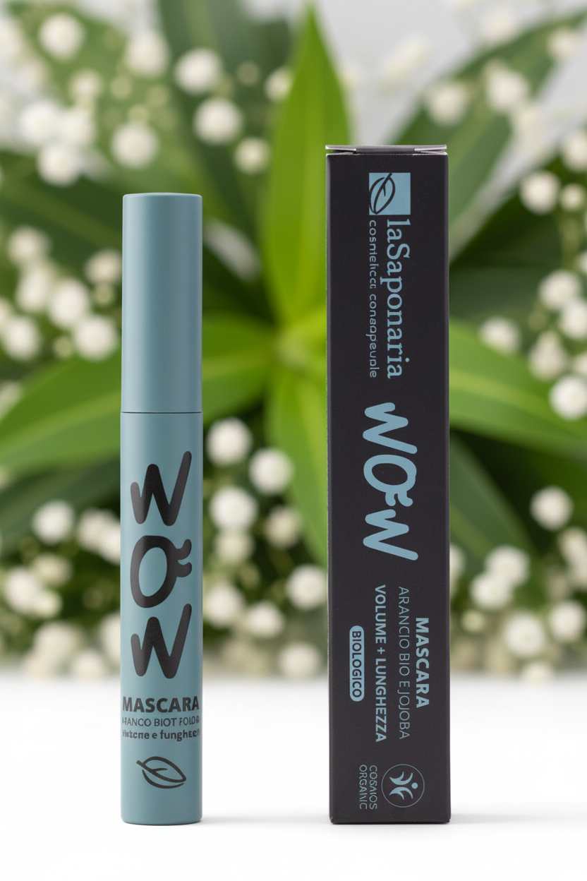 Mascara naturale volumizzante e allungante