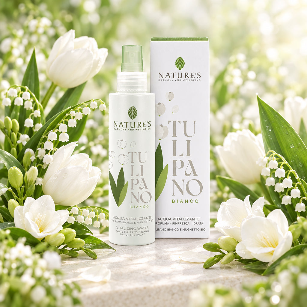 Acqua profumata tulipano bianco