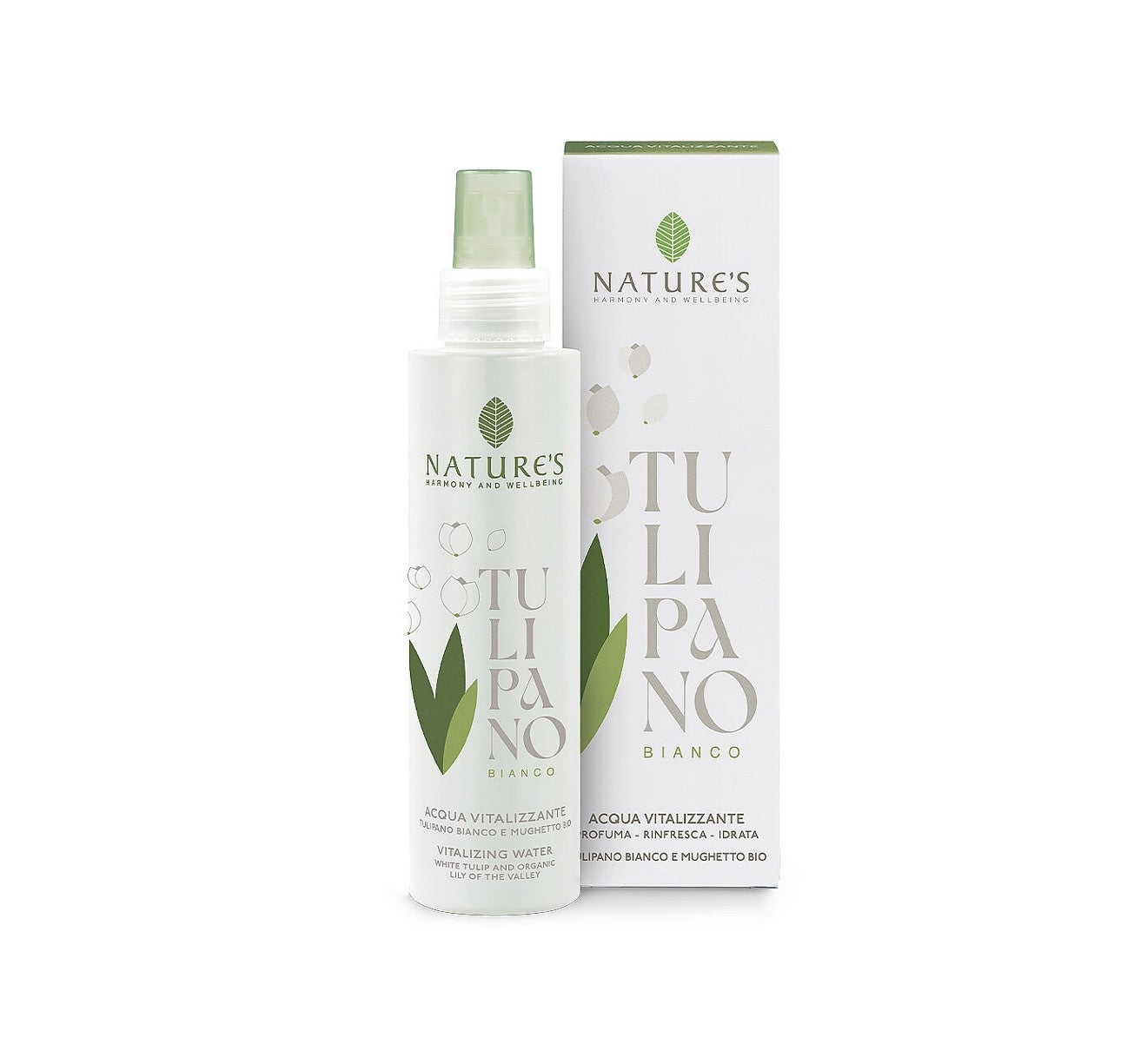 Acqua profumata tulipano bianco