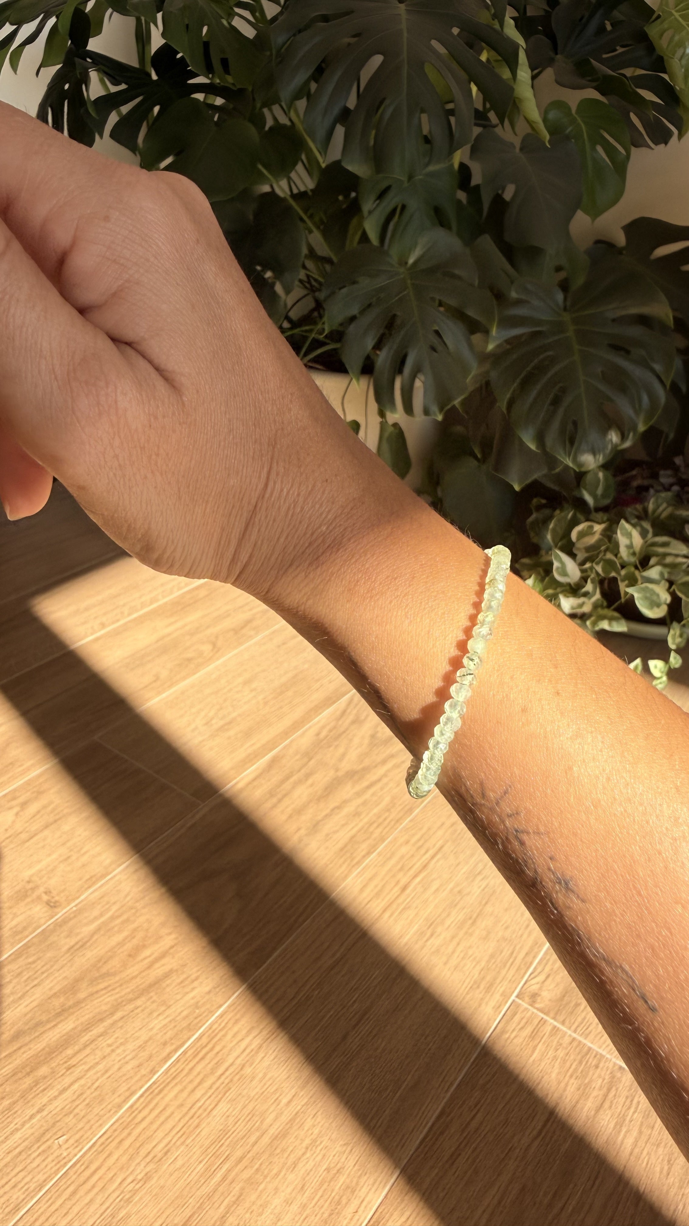 Bracciale di Prehnite