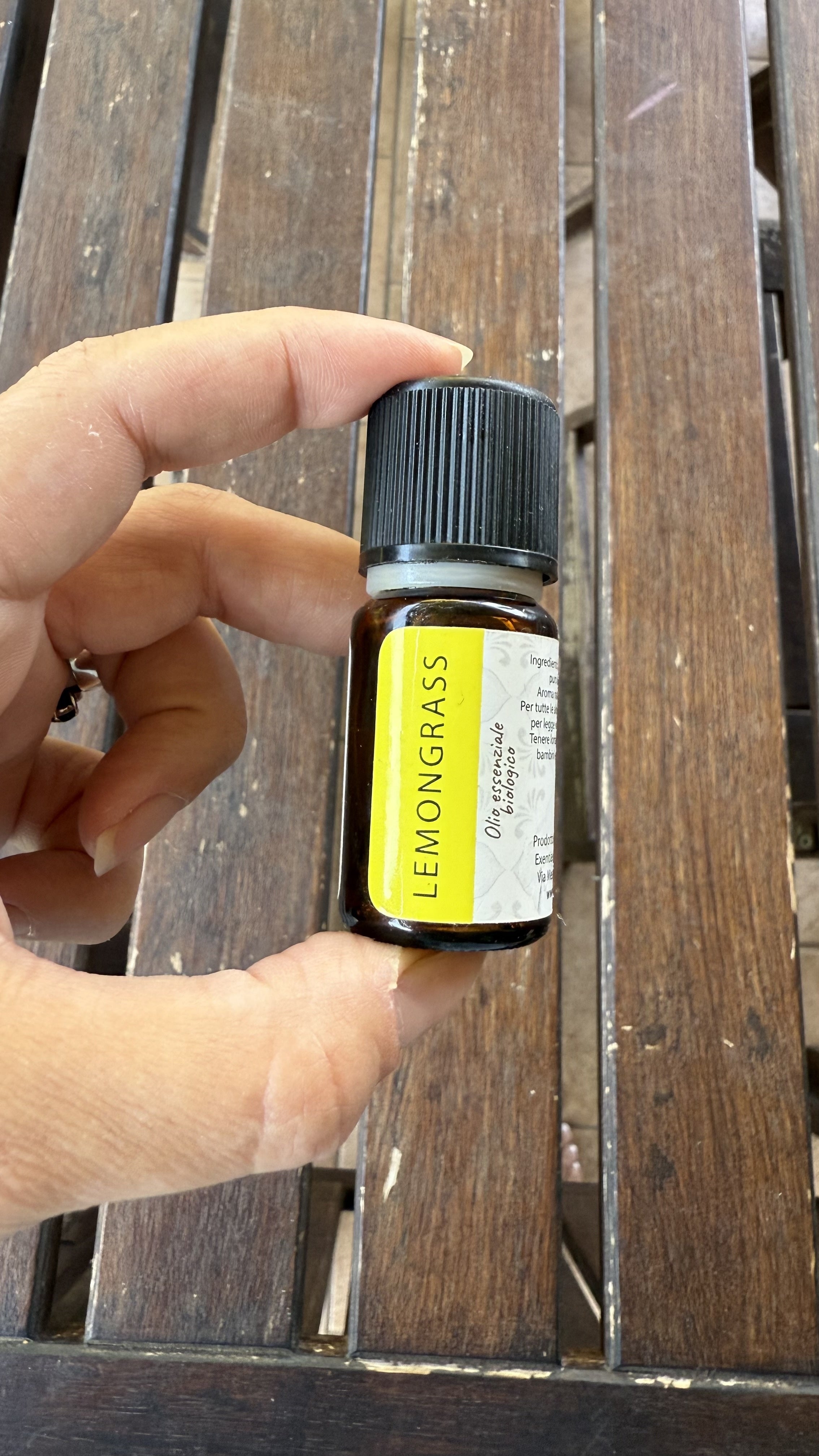 Olio essenziale di Lemongrass (citronella)