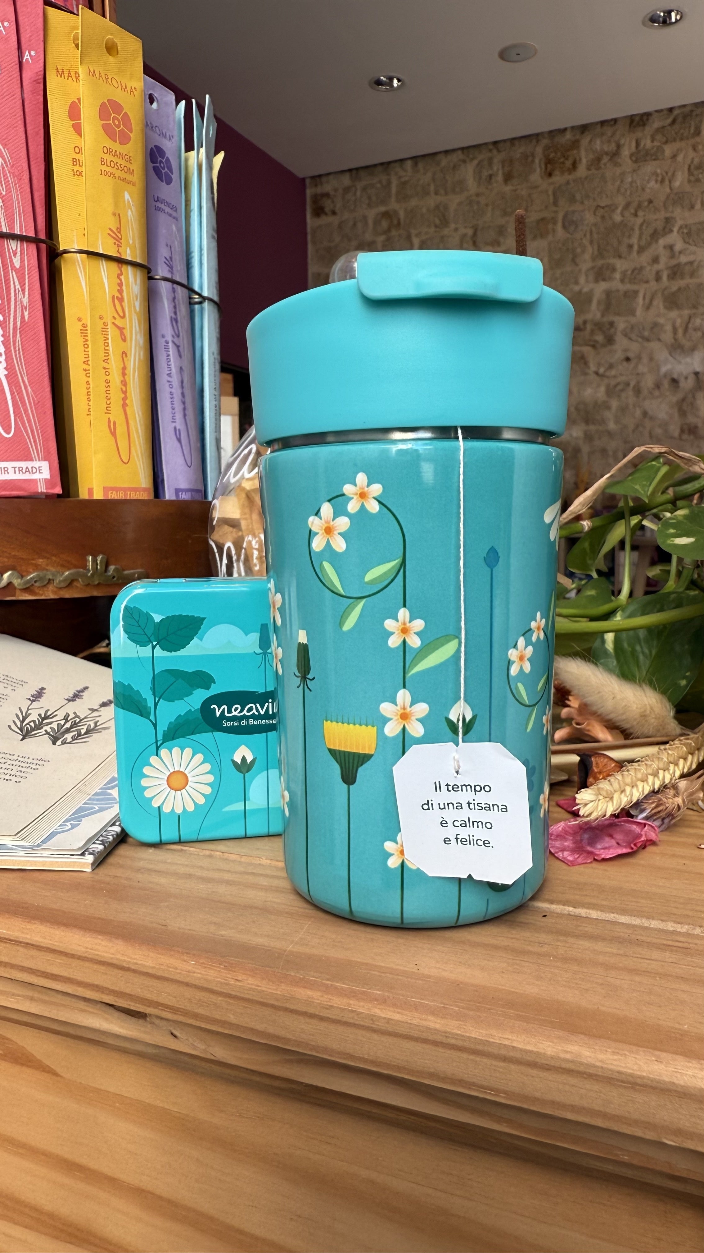 Tazza termica con porta tisane