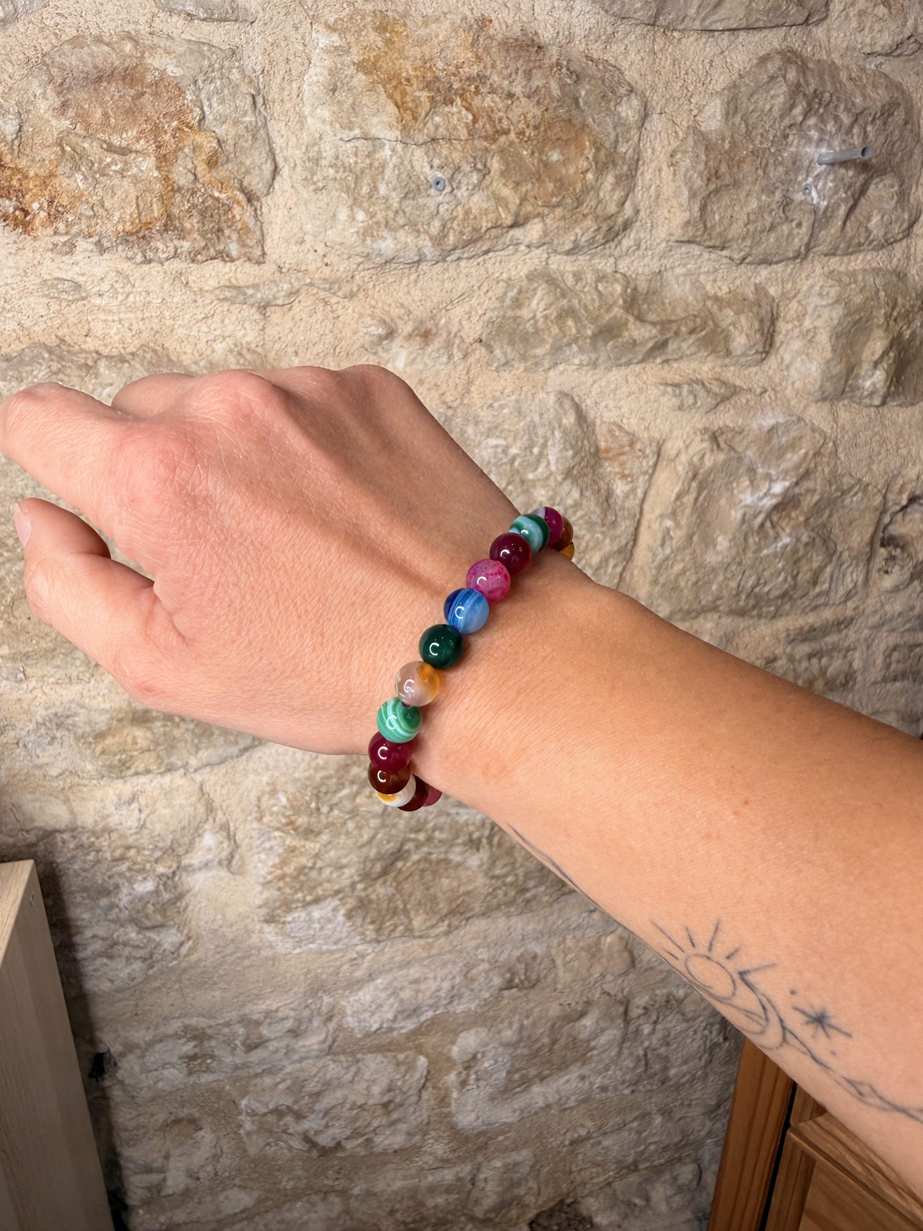 Bracciale di Agata Multicolore