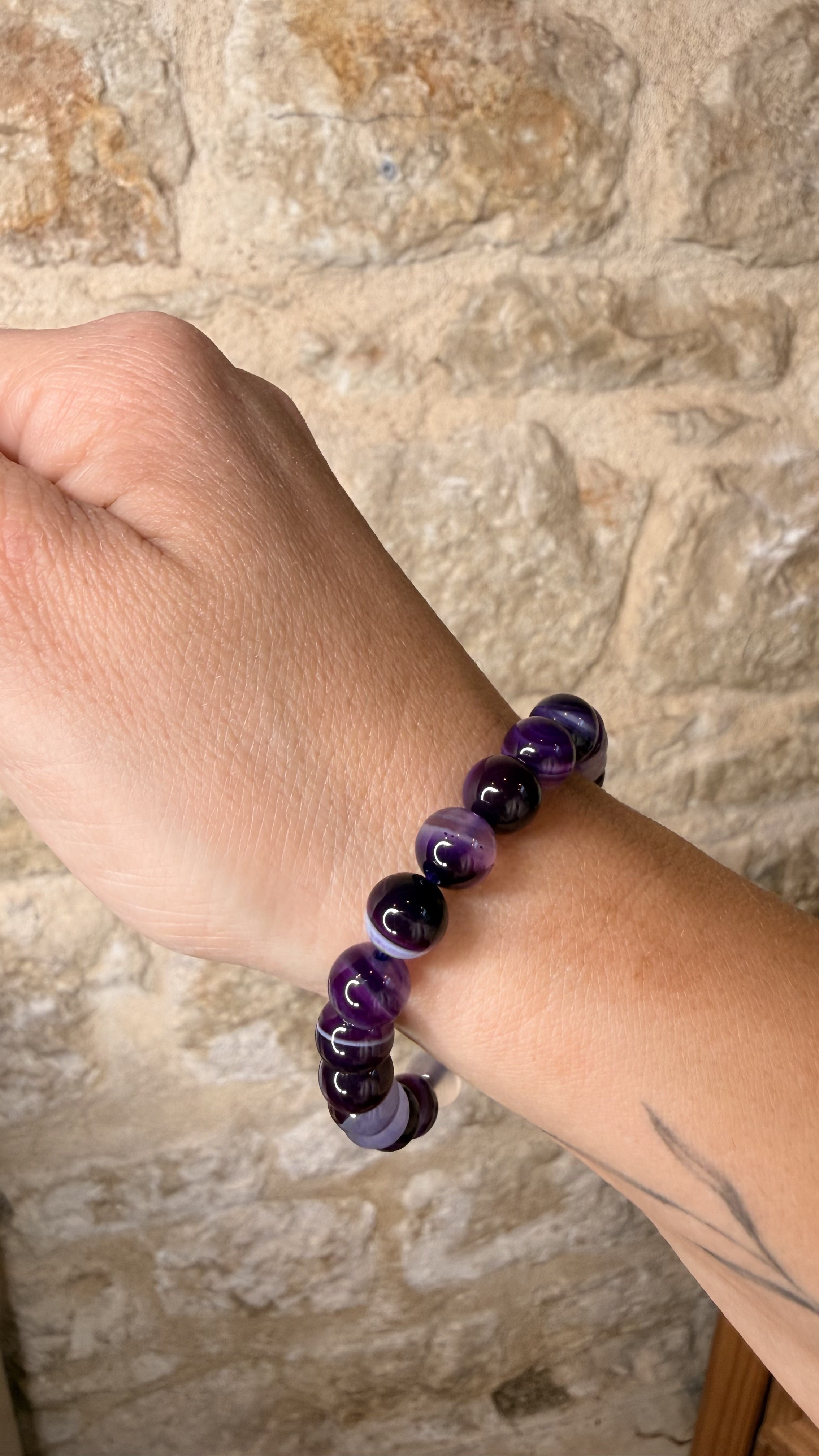 Bracciale di Agata viola