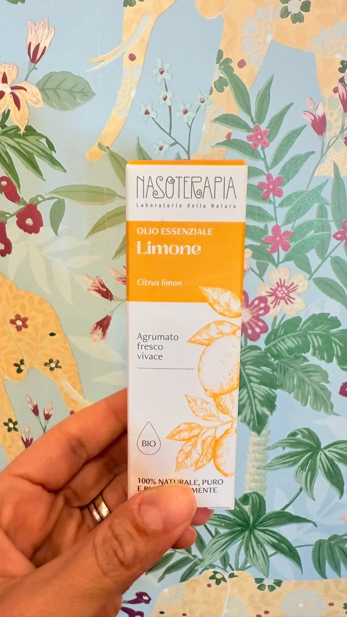 Nasoterapia Limone Olio Essenziale