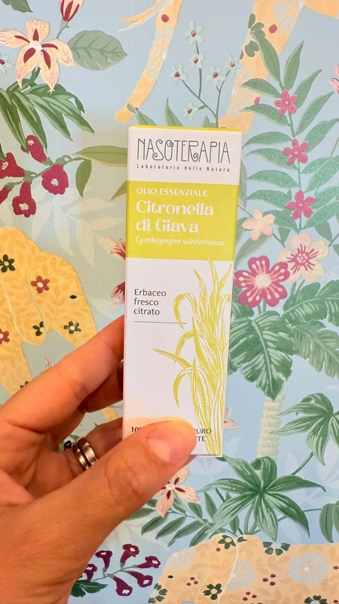 Nasoterapia Citronella di Giava Olio Essenziale