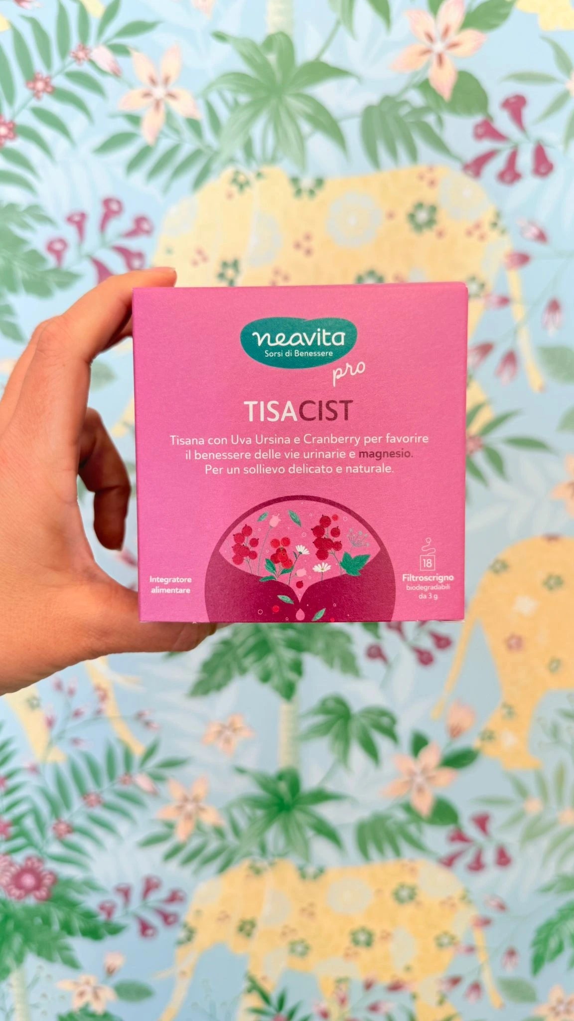 Tisacist - Tisana con Uva Ursina, Cranberry e magnesio