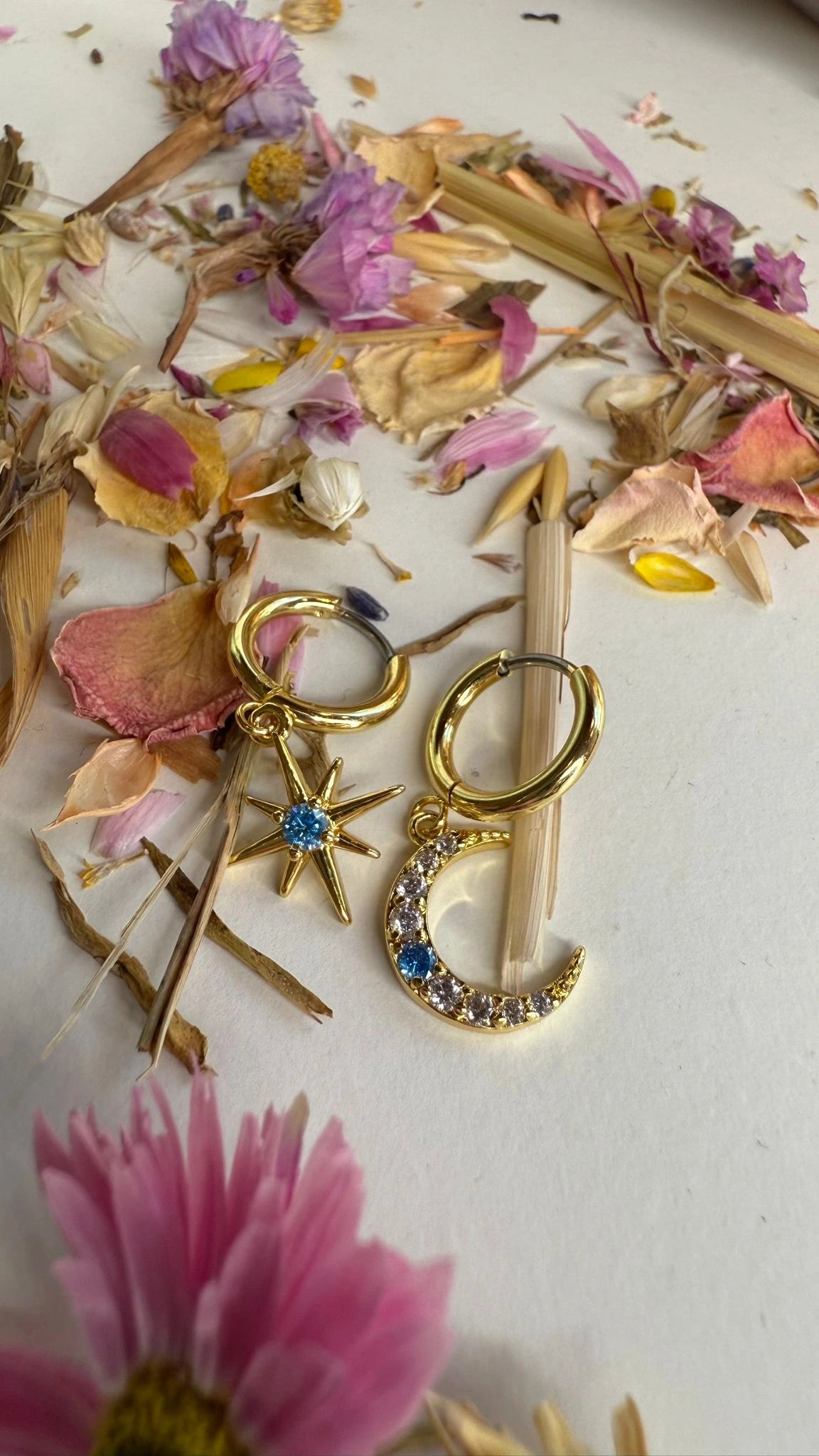 Orecchini Luna oro